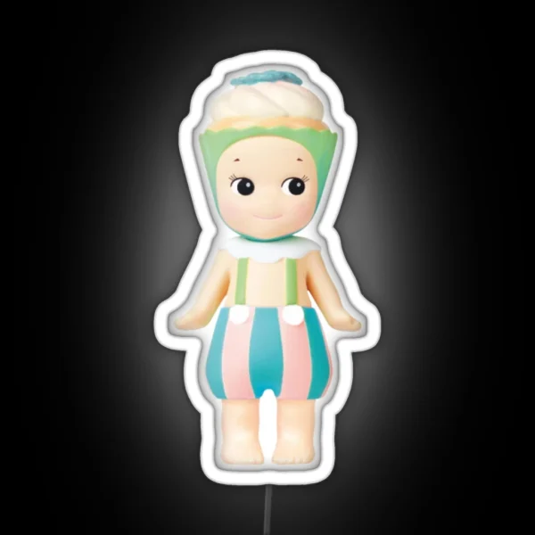 Cupcake Afternoon Tea Sonny Angel RGB Neon Sign