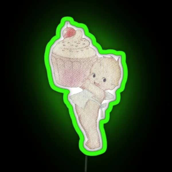 Cupcake Baby RGB Neon Sign