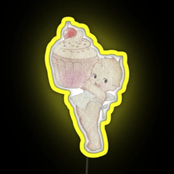 Cupcake Baby RGB Neon Sign