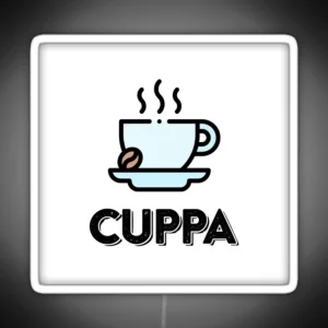 Cuppa Coffee RGB Neon Sign