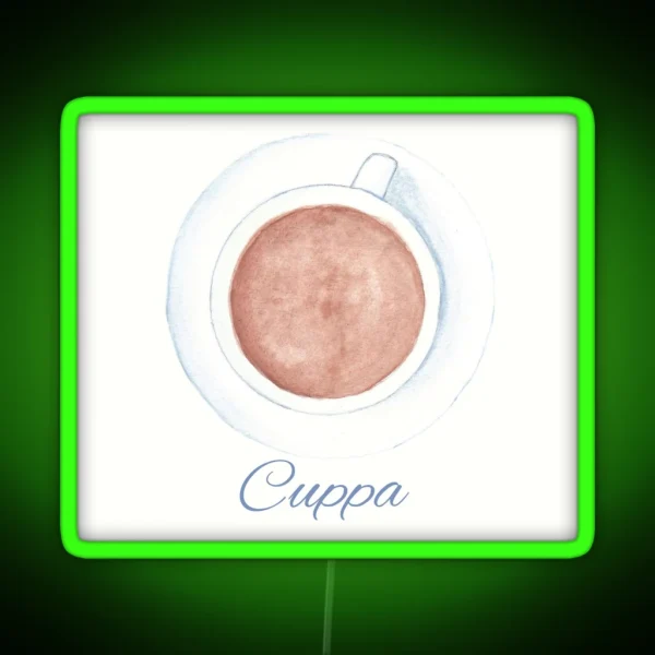 Cuppa RGB Neon Sign