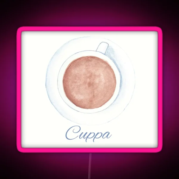 Cuppa RGB Neon Sign
