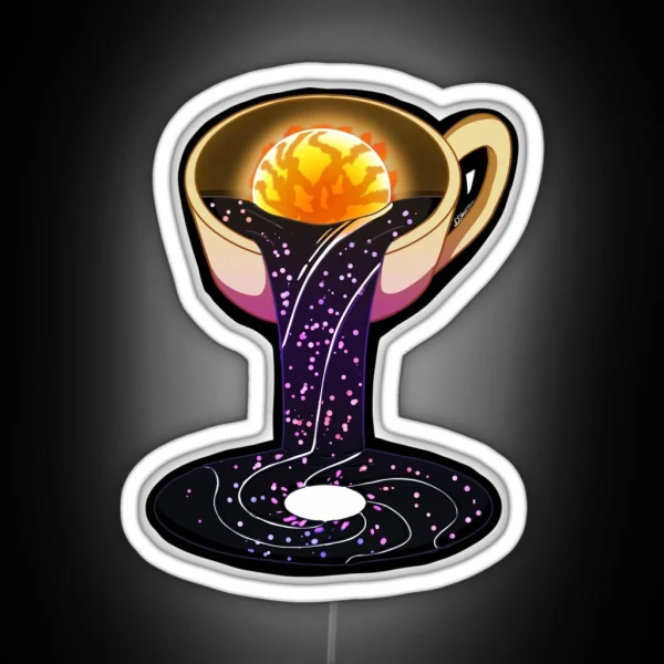 Cuppa Space RGB Neon Sign