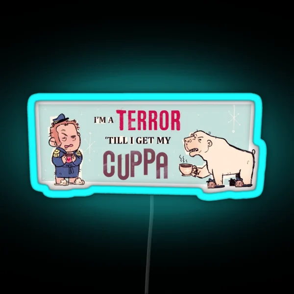 Cuppa Terror RGB Neon Sign