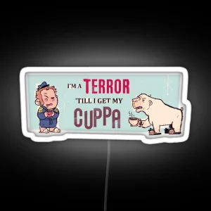 Cuppa Terror RGB Neon Sign