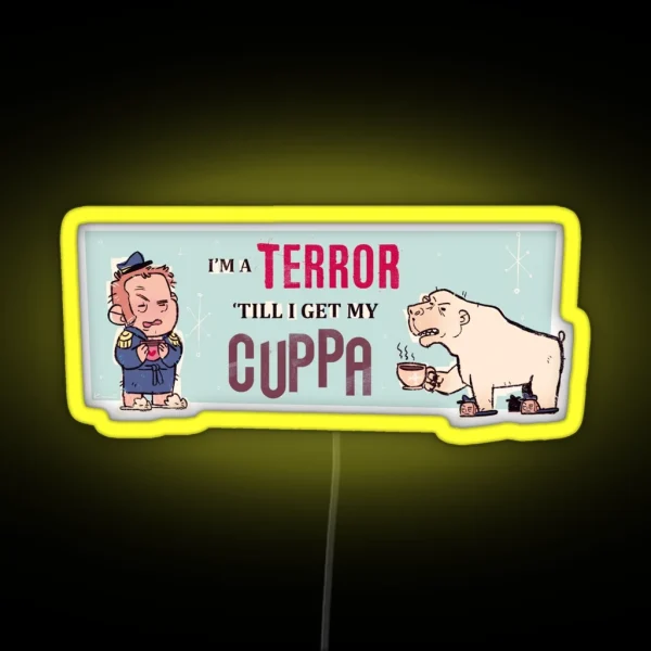 Cuppa Terror RGB Neon Sign
