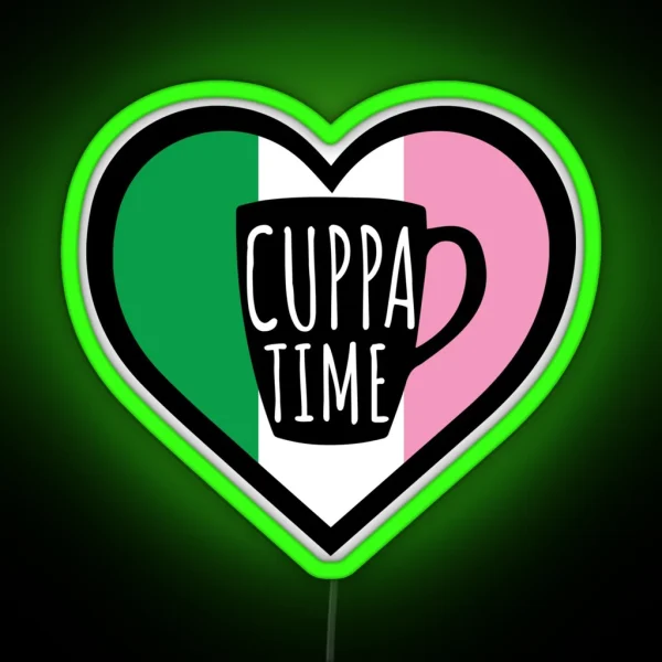 Cuppa Time Newfoundland And Labrador Gifts Souvenirs RGB Neon Sign