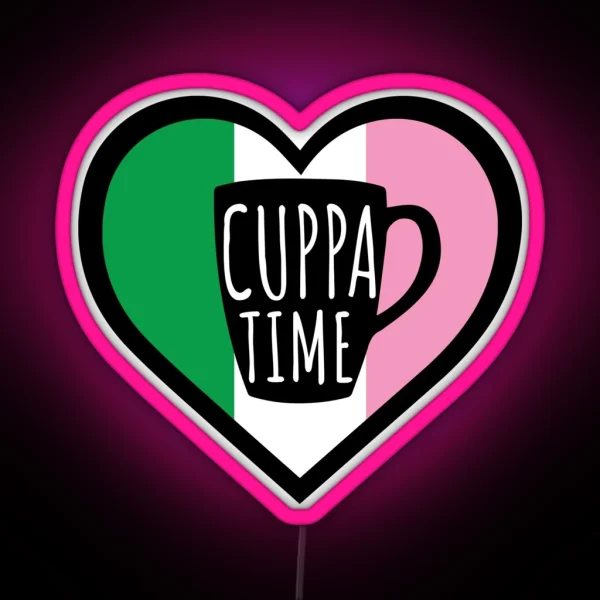 Cuppa Time Newfoundland And Labrador Gifts Souvenirs RGB Neon Sign