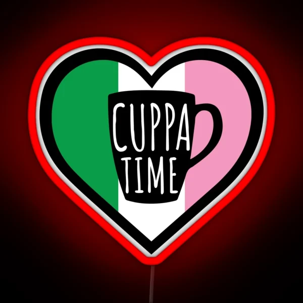 Cuppa Time Newfoundland And Labrador Gifts Souvenirs RGB Neon Sign