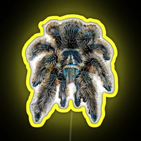 Curly Hair Wooly Tarantula Spider RGB Neon Sign