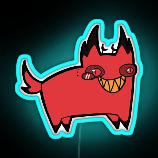 Cursed Cat Alastor RGB Neon Sign
