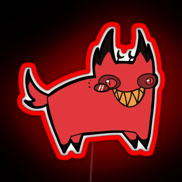 Cursed Cat Alastor RGB Neon Sign
