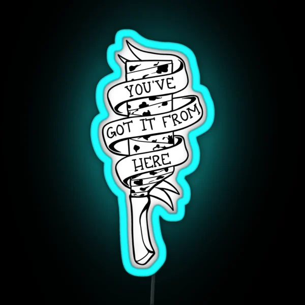 Cursed Weapon RGB Neon Sign