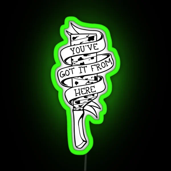 Cursed Weapon RGB Neon Sign