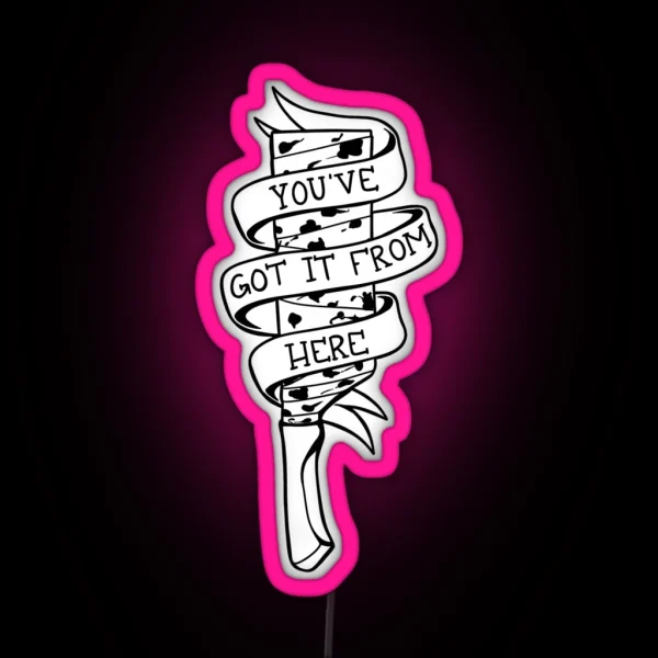 Cursed Weapon RGB Neon Sign