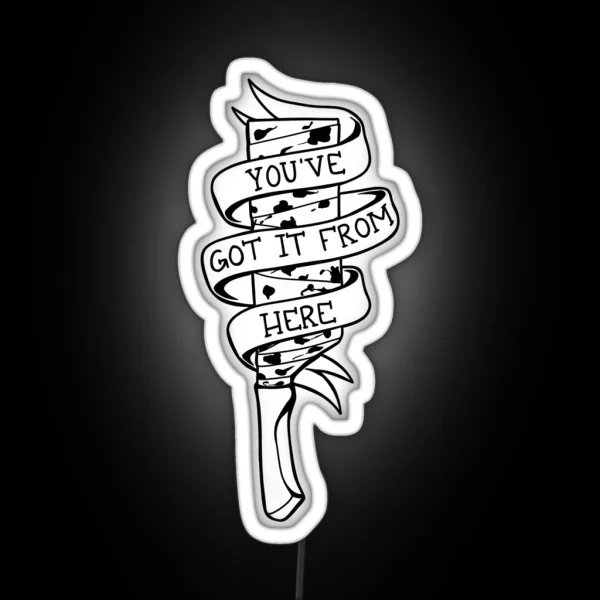 Cursed Weapon RGB Neon Sign