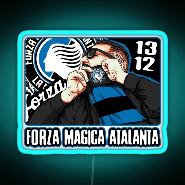 Curva Nord Atalanta RGB Neon Sign