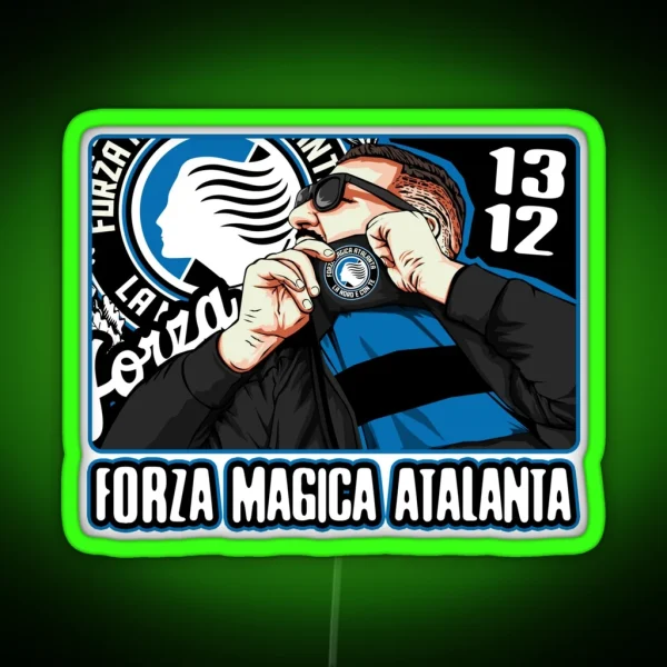 Curva Nord Atalanta RGB Neon Sign