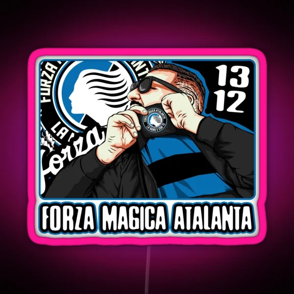 Curva Nord Atalanta RGB Neon Sign