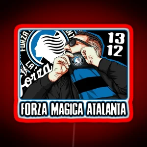 Curva Nord Atalanta RGB Neon Sign