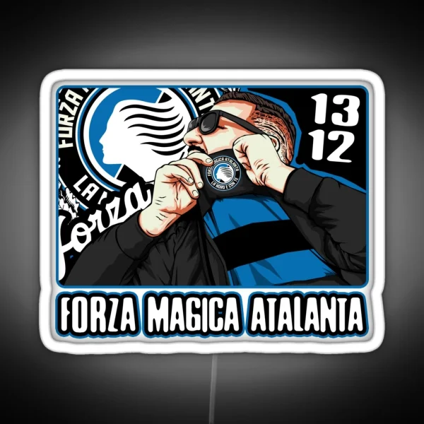 Curva Nord Atalanta RGB Neon Sign