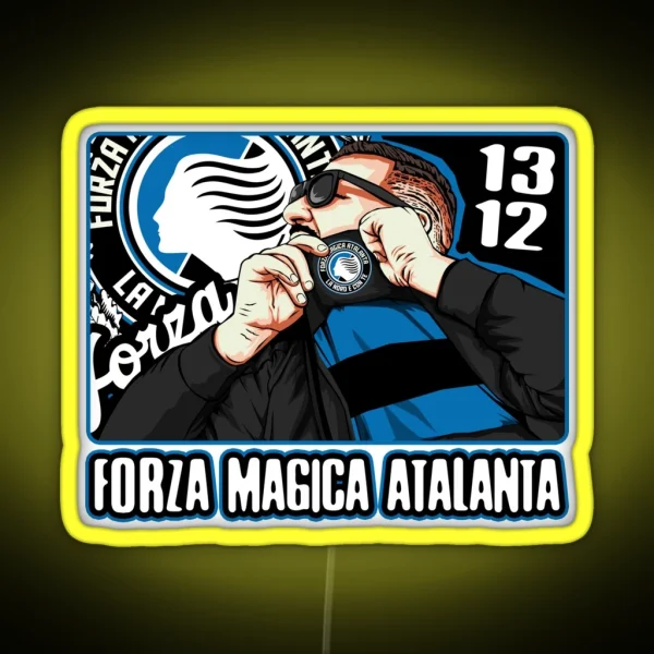 Curva Nord Atalanta RGB Neon Sign