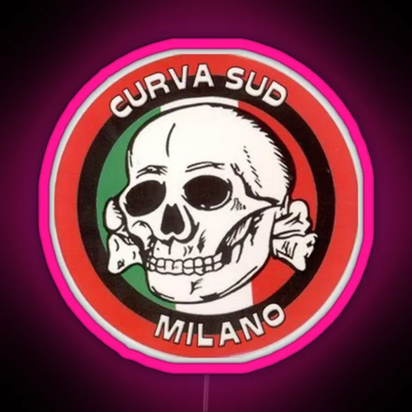 Curva Sud Milano Musical Artist RGB Neon Sign