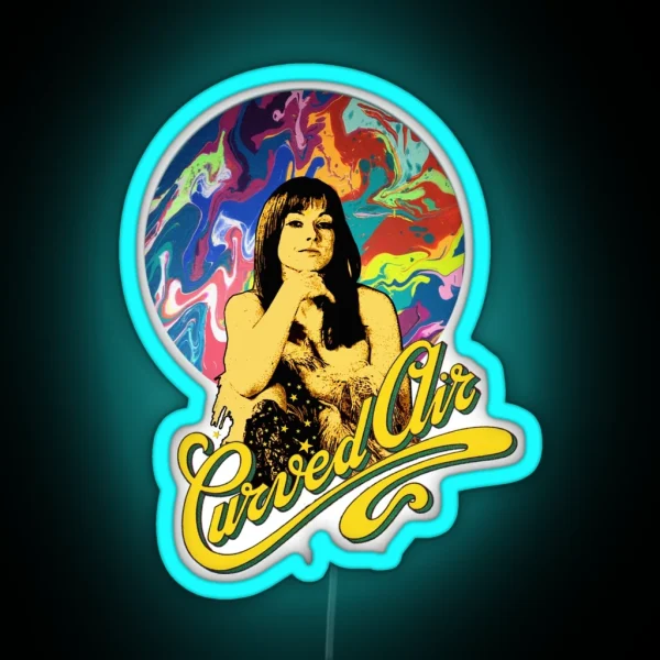 Curved Air RGB Neon Sign