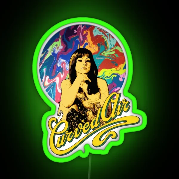 Curved Air RGB Neon Sign