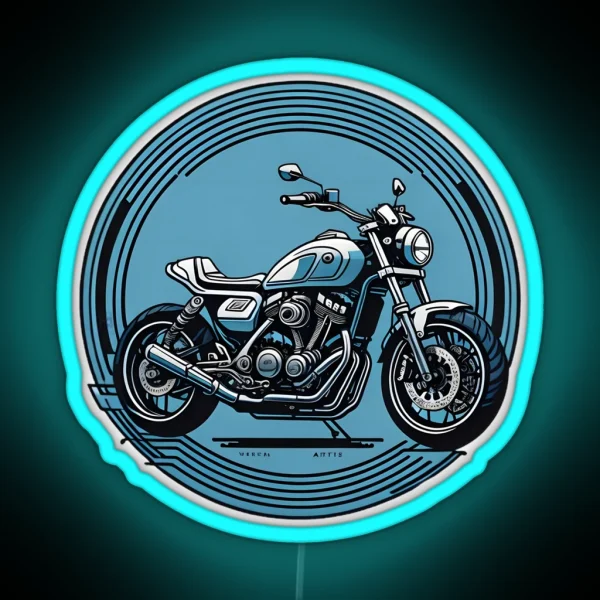 Custom Motorcycle RGB Neon Sign