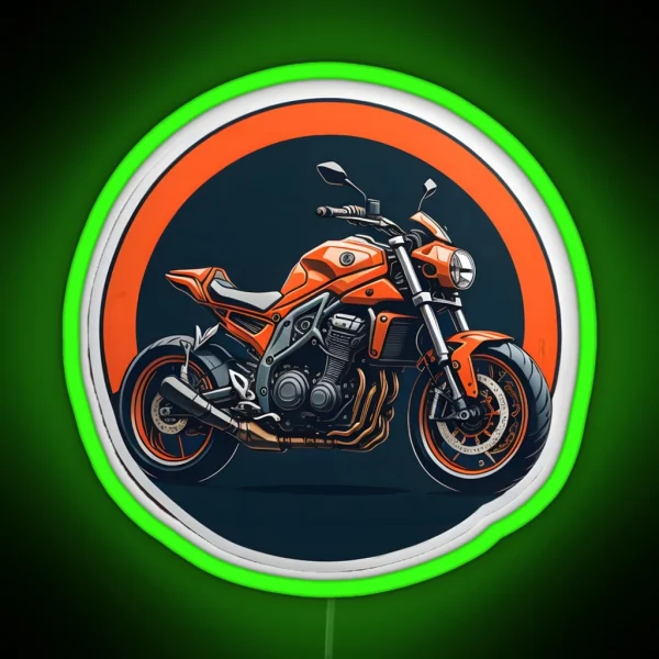 Custom Motorcycle RGB Neon Sign