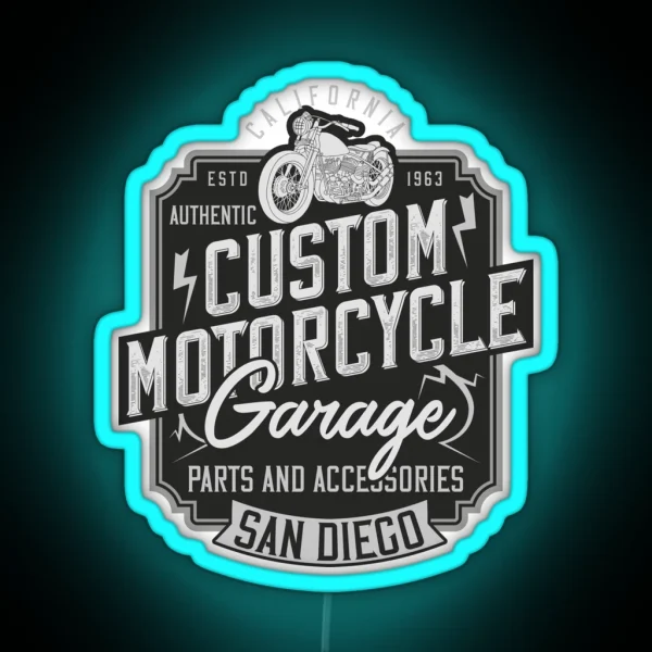 Custom Motorcycle RGB Neon Sign