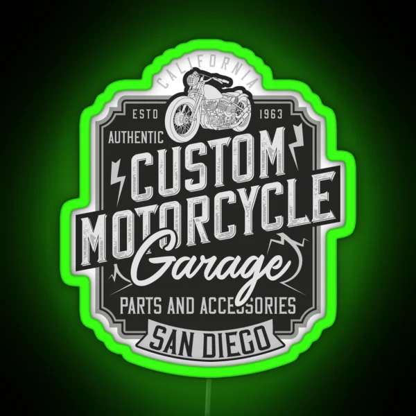 Custom Motorcycle RGB Neon Sign