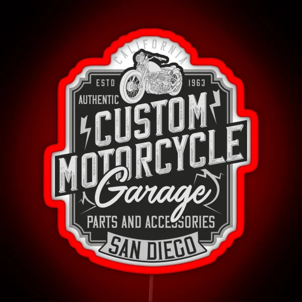 Custom Motorcycle RGB Neon Sign