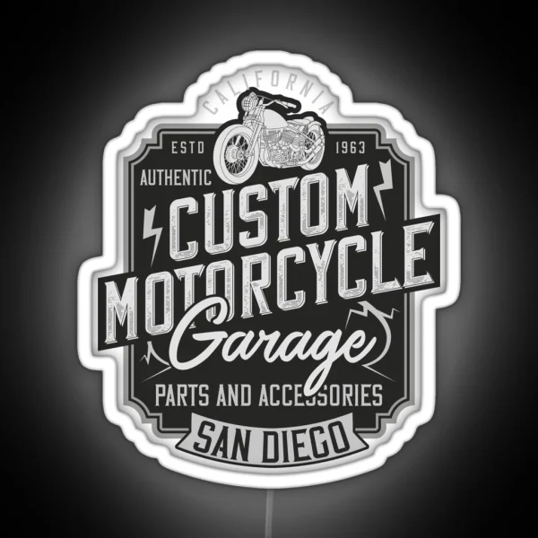 Custom Motorcycle RGB Neon Sign