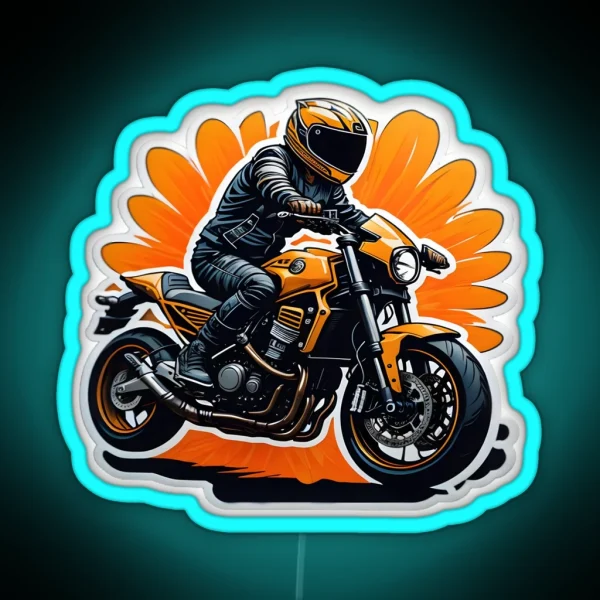 Custom Motorcycle RGB Neon Sign
