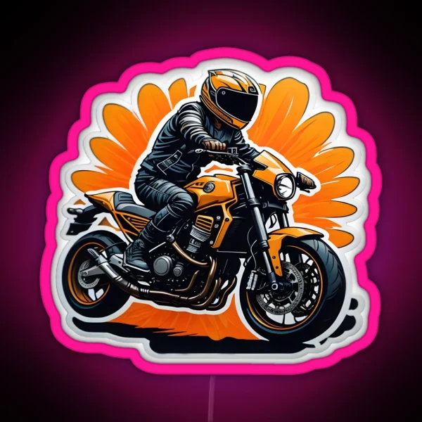 Custom Motorcycle RGB Neon Sign