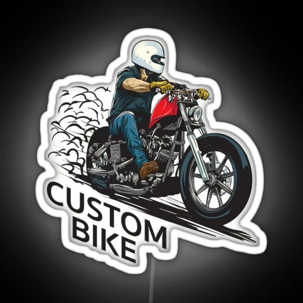 Custombike RGB Neon Sign