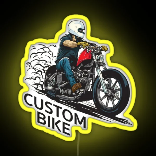 Custombike RGB Neon Sign