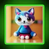 Cute Amigurumi Kitten Original Collection RGB Neon Sign - Image 3
