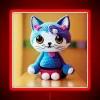 Cute Amigurumi Kitten Original Collection RGB Neon Sign