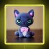 Cute Amigurumi Kitten Original Collection RGB Neon Sign - Image 5