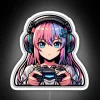 Cute Anime Gamer Girl RGB Neon Sign - Image 5