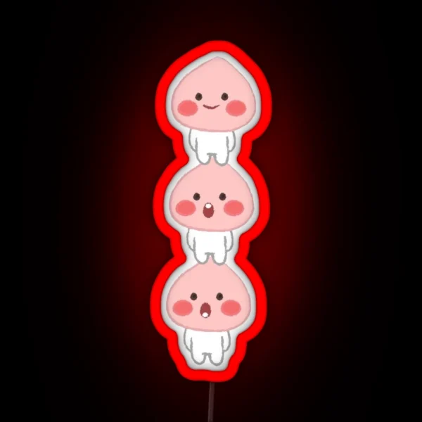 Cute Apeach Triplets RGB Neon Sign