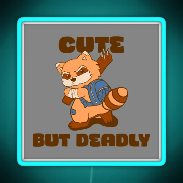 Cute But Deadly RGB Neon Sign