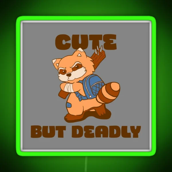 Cute But Deadly RGB Neon Sign