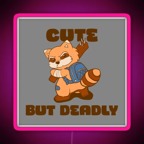 Cute But Deadly RGB Neon Sign