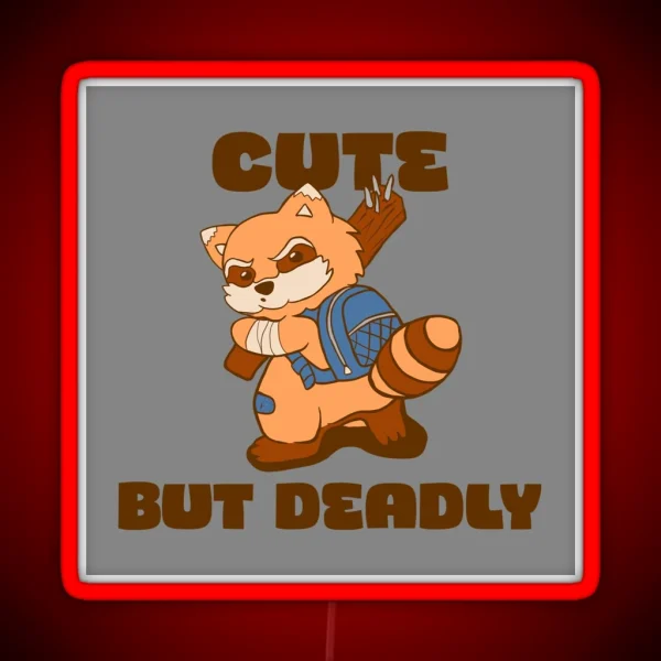 Cute But Deadly RGB Neon Sign