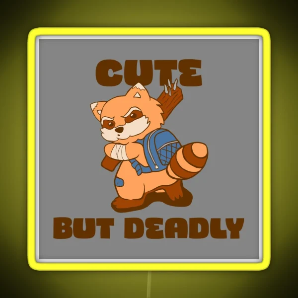 Cute But Deadly RGB Neon Sign
