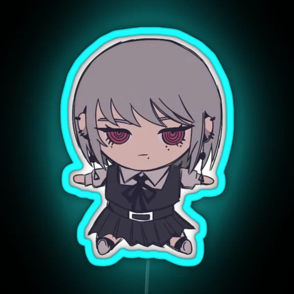Cute Chibi Fami Devil RGB Neon Sign